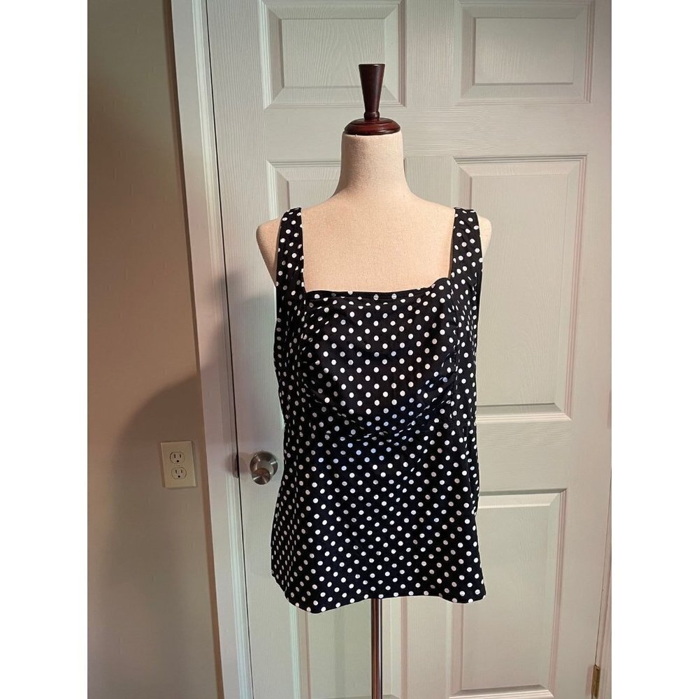 20W Lands End Tankini Swim J02 16